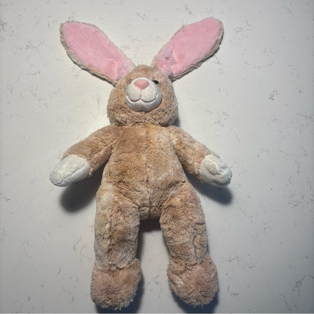 Build-A-Bear 18" Bunny Rabbit Plush Soft Stuffed Animal Light Brown Floppy Ears